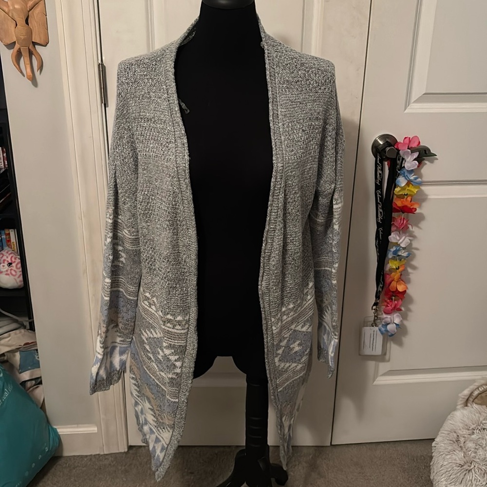 Light gray cardigan